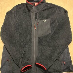 L.L. Bean Men's Blue Fleece Jacket